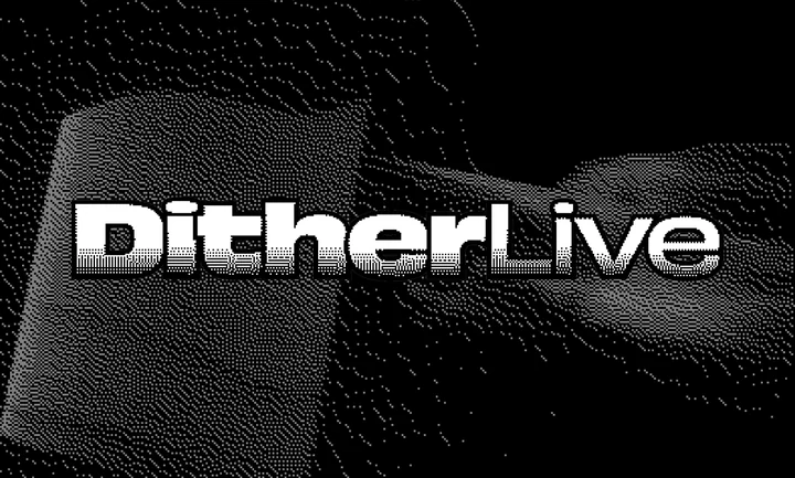Dither.Live interface with an image prepared for dithering